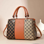 Sac cabas femme luxe Noir-Marron-Jaune-Burgundy-ShopGET® 