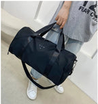 Sac polochon souple et simple Bleu-Lavender-Rose-Vert-Noir-Gris-ShopGET® 