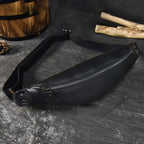 Sac banane en cuir solide pour homme