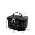 Trousse de toilette voyage plaid grande capacité - ShopGET®