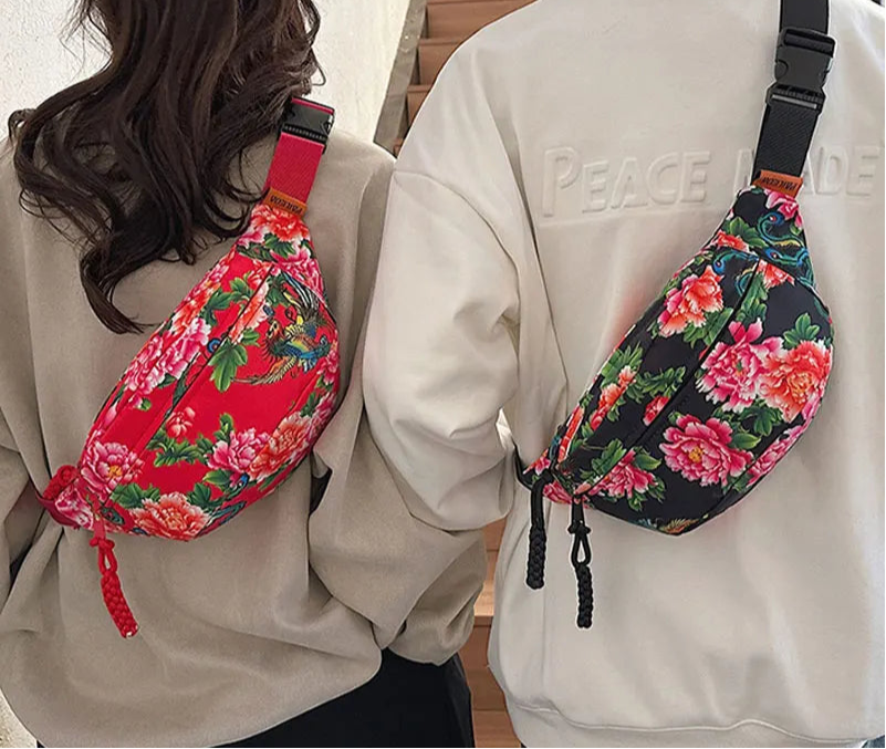 Sac banane fleurs pour homme / f