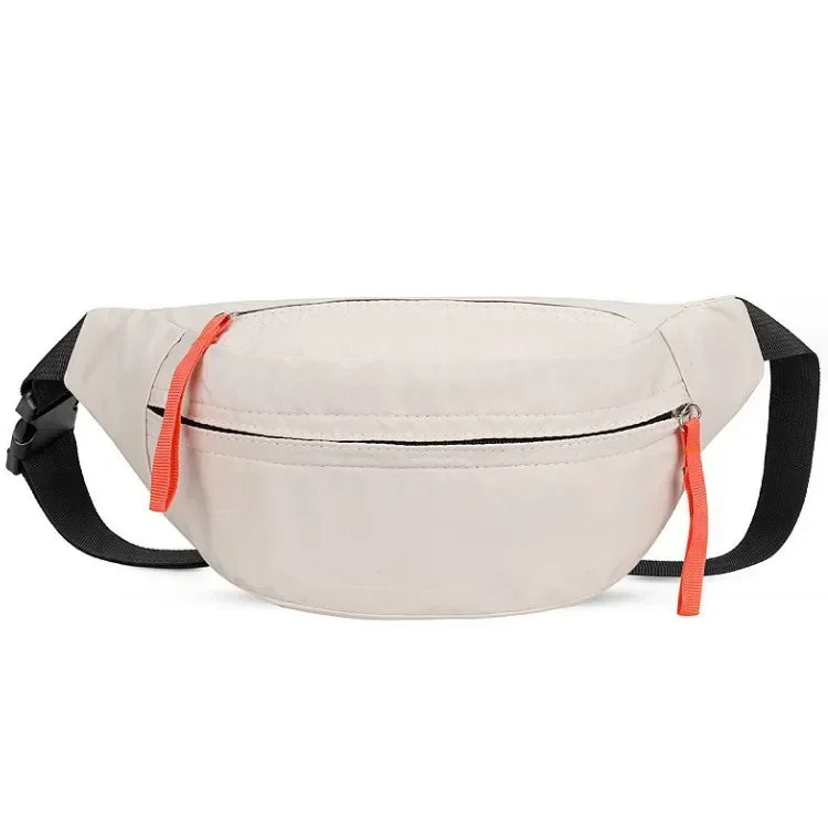 Sac banane en tissu solide pour homme