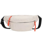 Sac banane en tissu solide pour homme