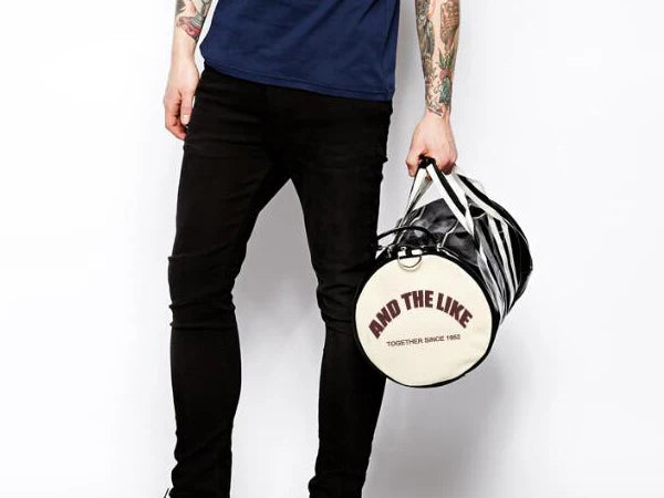 Sac polochon grand et rond Rouge-Burgundy Noir-Noir-Bleu-Vert-Burgundy-Noir Blanc-Noir Jaune-ShopGET® 