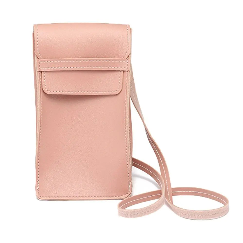 Pochette téléphone marron à bandoulière - ShopGET®