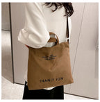 Sac de courses Japonaise Canvas Marron-kaki-Vert-Noir-Gris-ShopGET® 