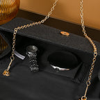 Pochette femme luxe de soirée Blanc-Dorée-Noir-Argent-ShopGET® 