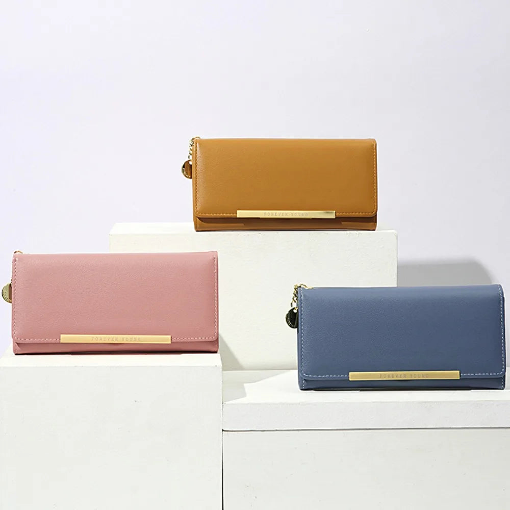 Pochette femme classe Rose-Rouge-Marron-Noir-Vert-Bleu-ShopGET® 