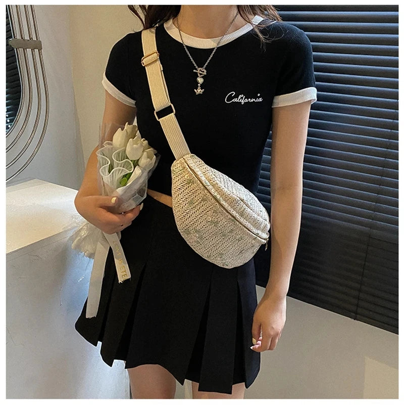 sac banane femme tendance messager kaki