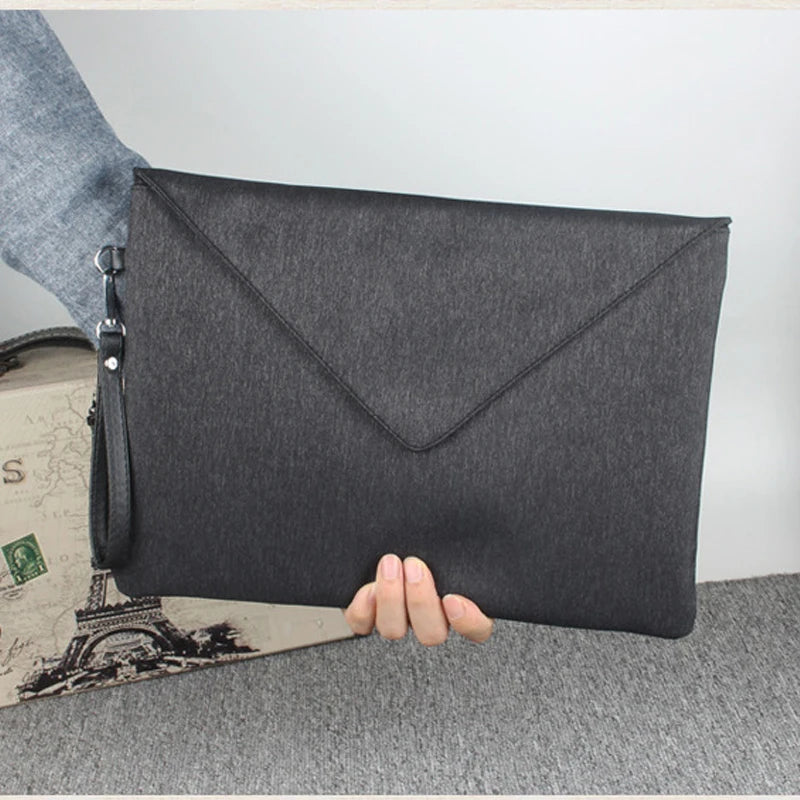 Pochette homme enveloppe Noir-ShopGET® 