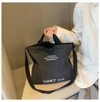 Sac de courses Japonaise Canvas Marron-kaki-Vert-Noir-Gris-ShopGET® 