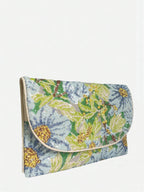 Pochette portefeuille femme Vert / 33 x 1.5 x 22cm-rose / 33 x 1.5 x 22cm-ShopGET® 