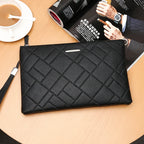 Pochette homme cuir luxe Marron A / 28 x 2.5 x 17cm-Marron B / 28 x 2.5 x 17cm-Noir A / 28 x 2.5 x 17cm-Noir B / 28 x 2.5 x 17cm-ShopGET® 