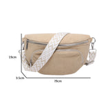 Sac banane femme grande taille en velours - ShopGET®