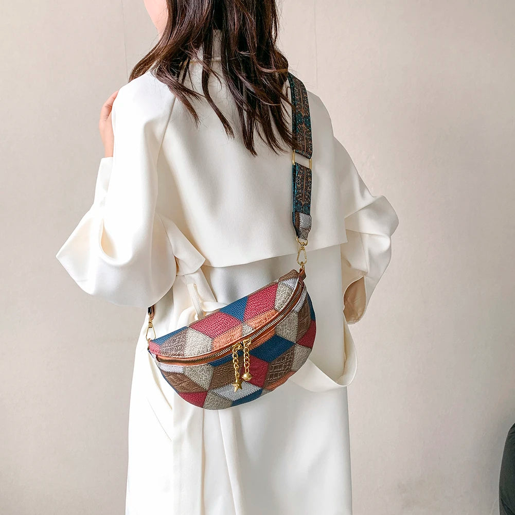 sac banane femme tendance de transport rétro