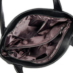 Sac cabas noir Genuine Leather à bandoulière Rouge-Jaune A-Gris-Vert-Bleu-Noir A-Jaune B-Kaki-Burgundy-Noir B-Jaune C-ShopGET® 