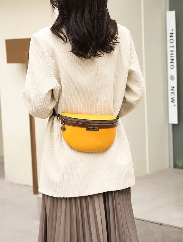 Sac banane femme cuir brillant - ShopGET®