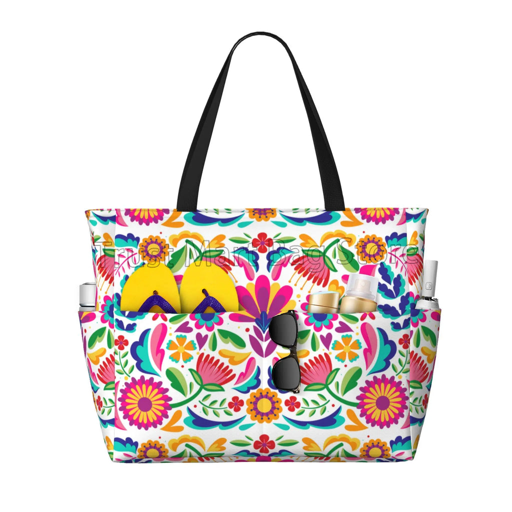 Sac Cabas Mexican Flower - ShopGET®