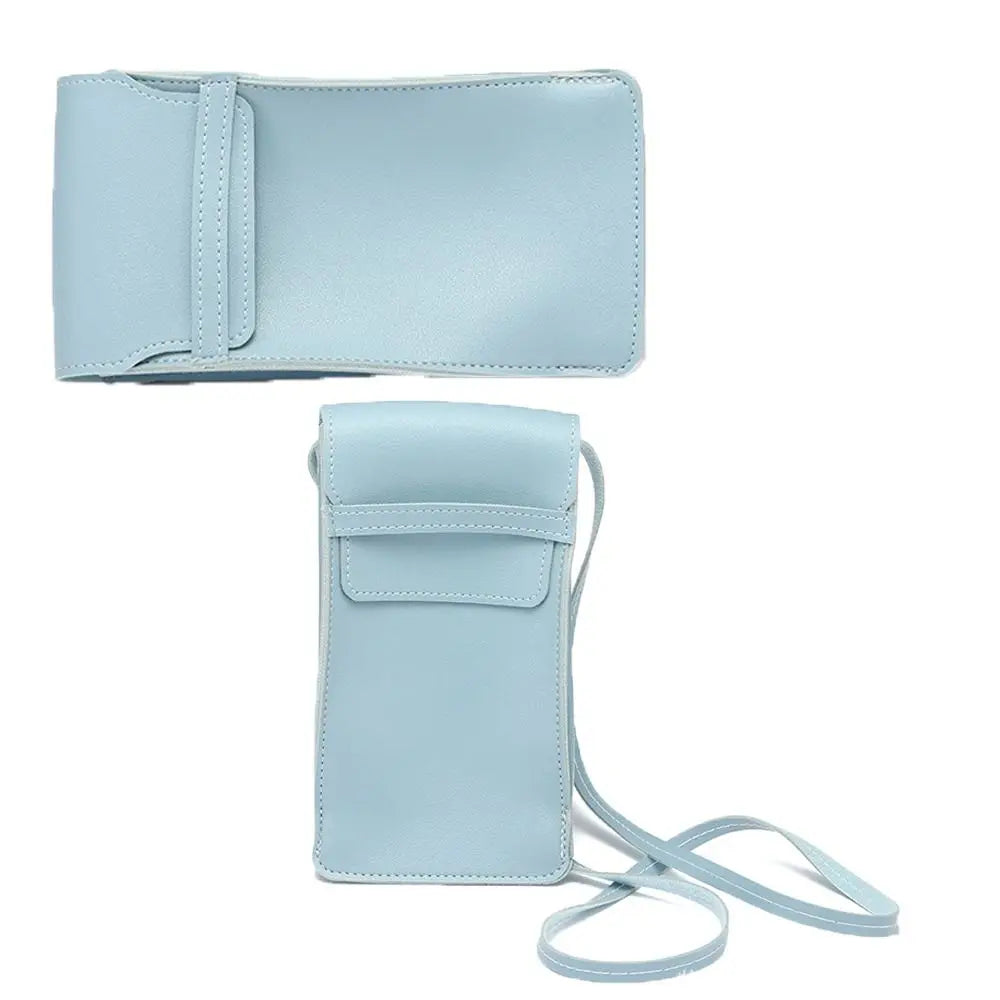 Pochette téléphone marron à bandoulière - ShopGET®