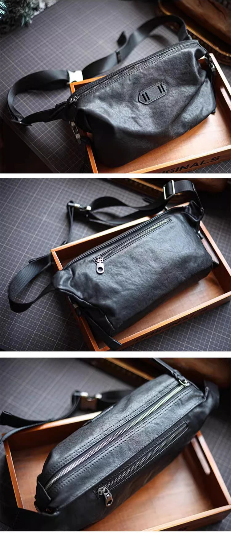 Sac banane unique pour homme