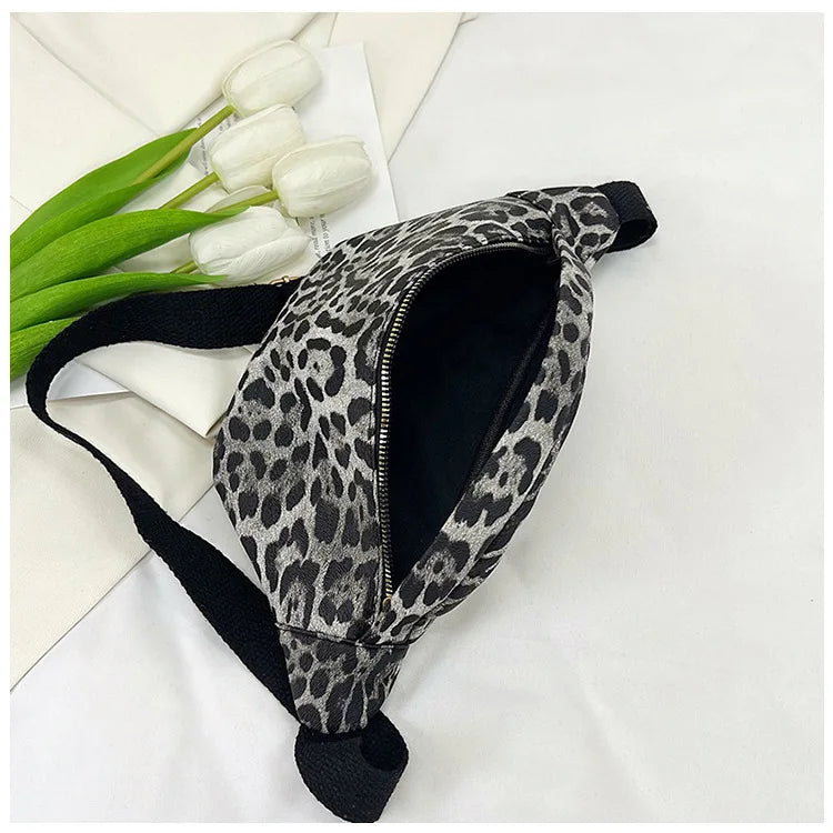 Sac banane femme léopard original