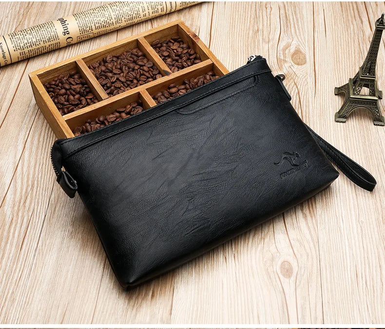 Pochette homme stylé pour voyage Marron S-Noir S-Noir L-ShopGET® 