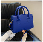 Sac cabas noir femme classique Vert / 20.5x14.5x7.5cm-Marron / 20.5x14.5x7.5cm-Bleu / 20.5x14.5x7.5cm-Blanc / 20.5x14.5x7.5cm-Noir / 20.5x14.5x7.5cm-ShopGET® 