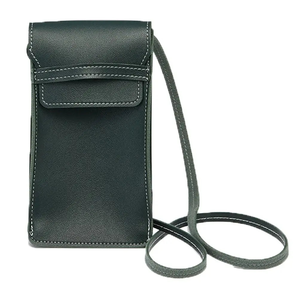Pochette téléphone marron à bandoulière - ShopGET®