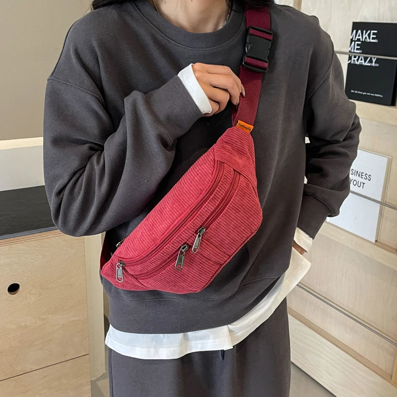 Sac banane femme fausse fourrure courte - ShopGET®