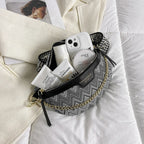 Sac banane en cuir ethnique boho plage