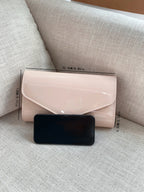 Pochette femme bandoulière minimaliste Kaki-Noir-Blanc-ShopGET® 