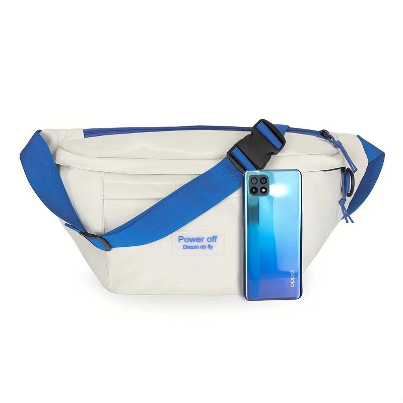 Sac banane bleu pour homme