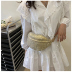 sac banane femme tendance messager kaki