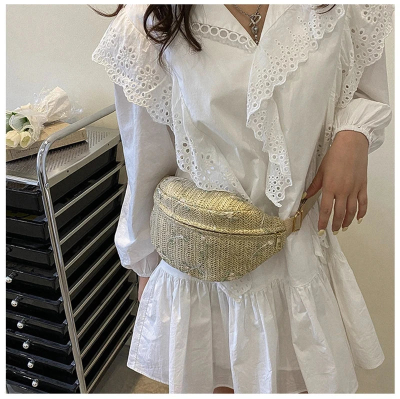 sac banane femme tendance messager kaki