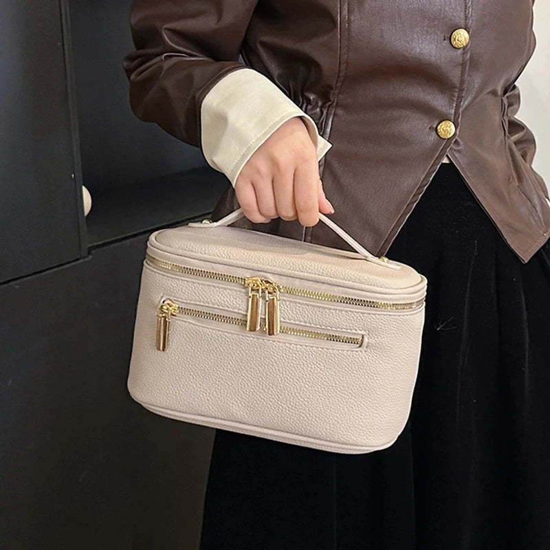 Trousse maquillage compartiment à fermeture éclair - ShopGET®