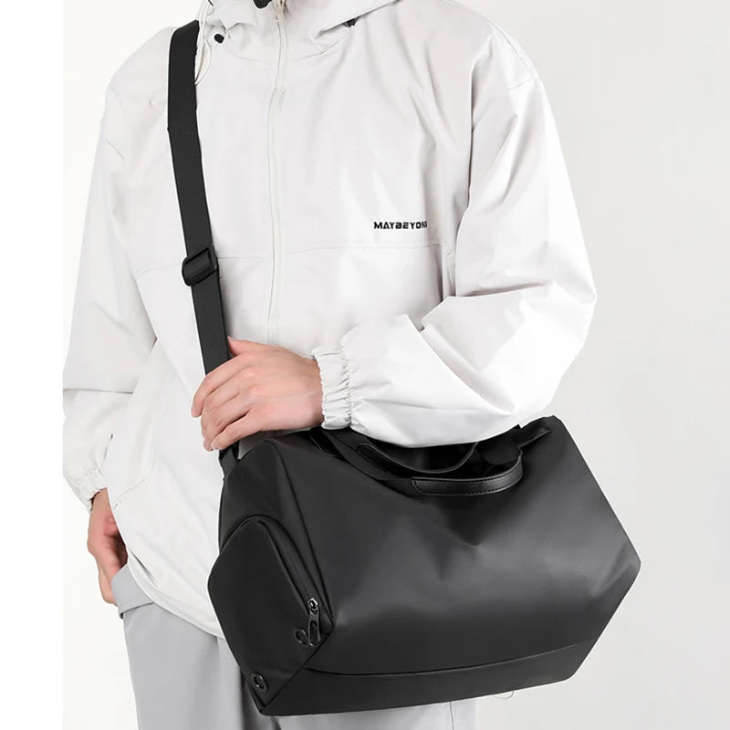 Sac weekend homme de première qualité Noir-Bleu-Gris-Kaki-Vert-Rose-ShopGET® 