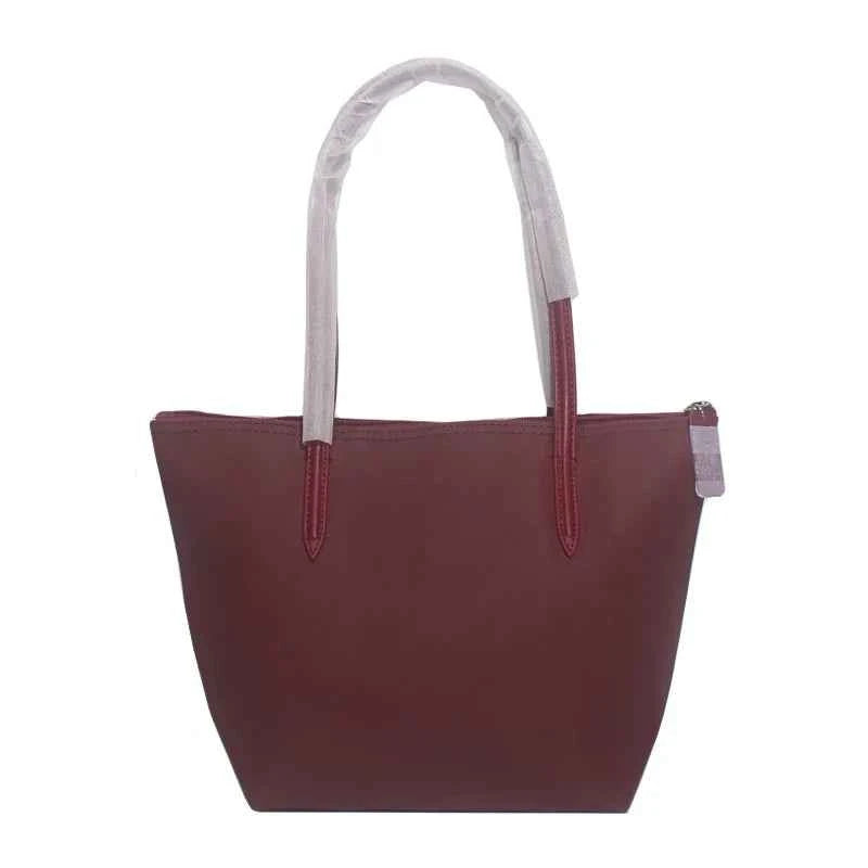 Sac cabas femme marque X Pourpre-Vert-Rouge-Sky-Or-Rose-Vin-Gris-Vert armé-Noir-Navy-Big Noir-Shopget 
