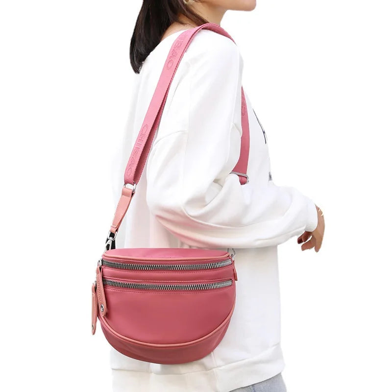 Sac banane femme chic kaki de très haut de gamme