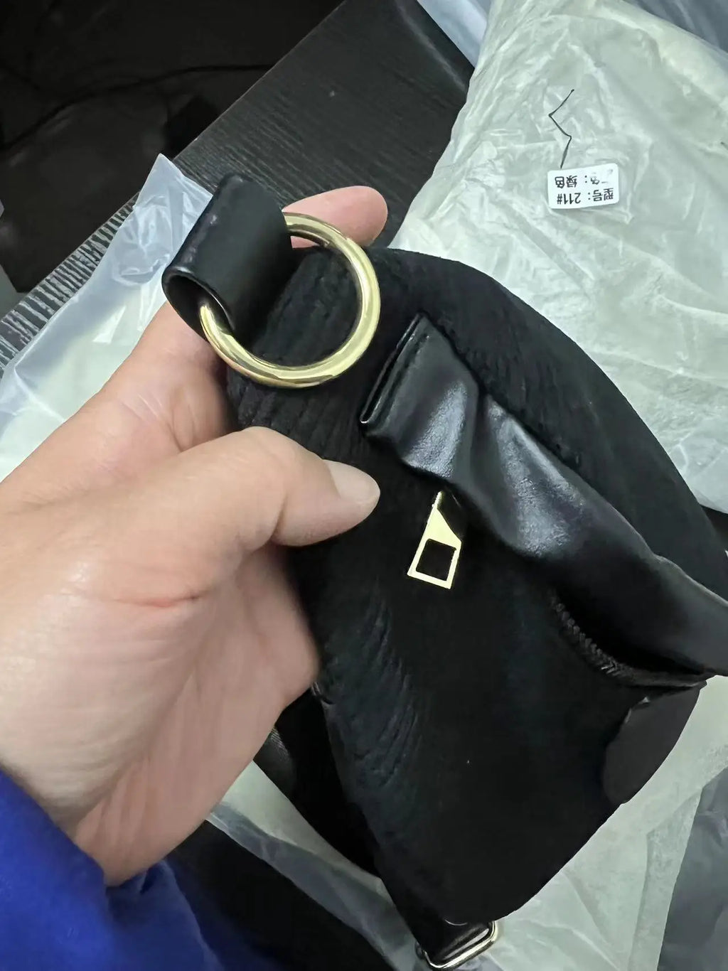 Sac banane femme en velours canvas - ShopGET®