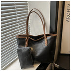 Sac cabas femme vintage Marron / 36x25x12cm-Argenté / 36x25x12cm-Beige / 36x25x12cm-Noir / 36x25x12cm-Multicolore / 36x25x12cm-ShopGET® 