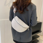 Sac banane femme marron soie - ShopGET®