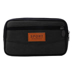Pochette homme sport en tissu Kaki-Marron-Vert-Noir-ShopGET® 