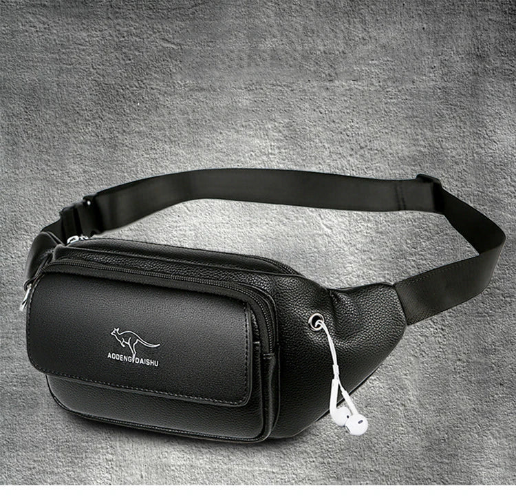 Sac banane cuir kangourou