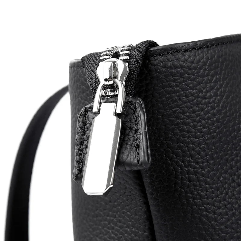 Sac cabas noir Guislaine Gris / 34cm 14cm 27cm-Noir / 34cm 14cm 27cm-Bleu / 34cm 14cm 27cm-ShopGET® 