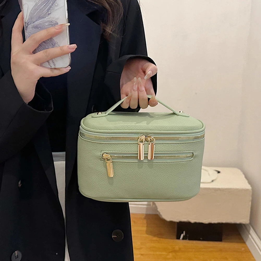 Trousse maquillage compartiment à fermeture éclair - ShopGET®