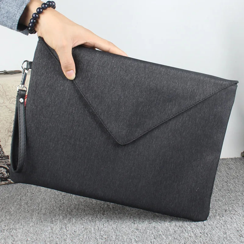 Pochette homme enveloppe Noir-ShopGET® 