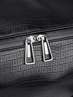 Sac weekend femme en cuir solide et premium Noir-ShopGET® 