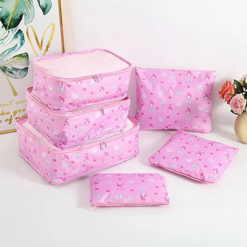Trousse de toilette femme 6 Pièces flanelle - ShopGET®
