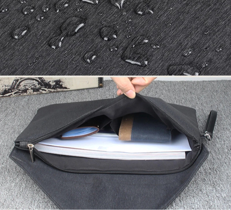 Pochette homme enveloppe Noir-ShopGET® 