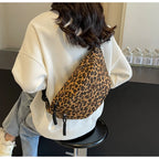 Sac banane bandoulière léopard